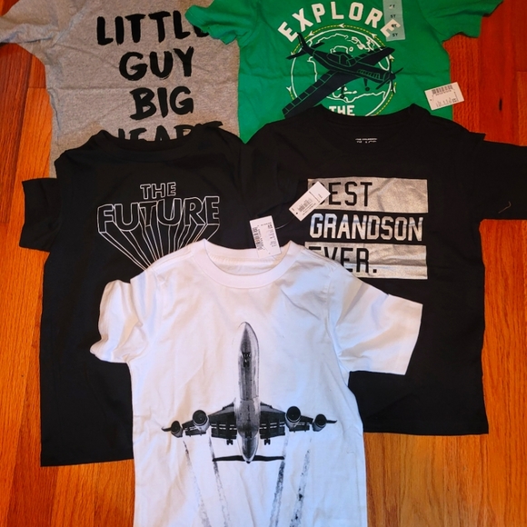 Lot of 5 Boys 5t T-shirts, NWT - Picture 1 of 1